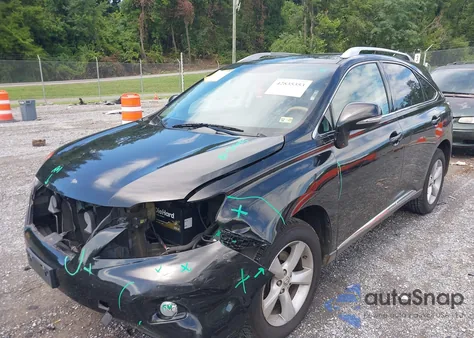 2012 Lexus Rx 350 from USA, damaged, VIN 2T2BK1BA7CC150305
